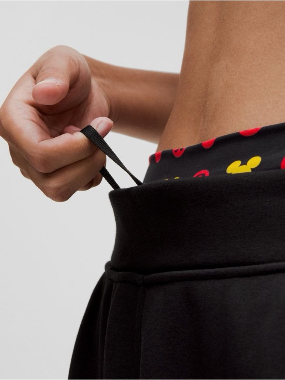 Disney x Lululemon Heavyweight Sweatpants Mickey Mouse Black Track Pants XXXS - Picture 4 of 9
